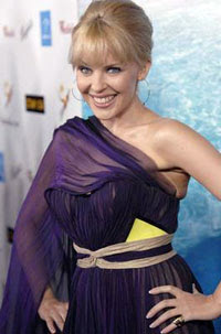 Kylie at the G'Day LA: Australia Week gala