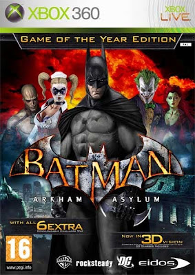 Ação/Aventura Batman+Arkham+Asylum+GOTY+Edition+FREE+XBOX+360