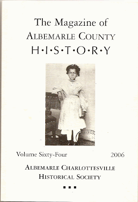 2006 Magazine of Albemarle County History