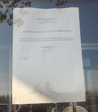 PMC espone lettera generica, senza indirizzi, non paga e vieta l'ingresso agli operai