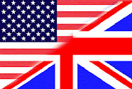 USA and British flag