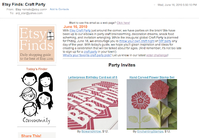 Etsy Finds: Craft Party
