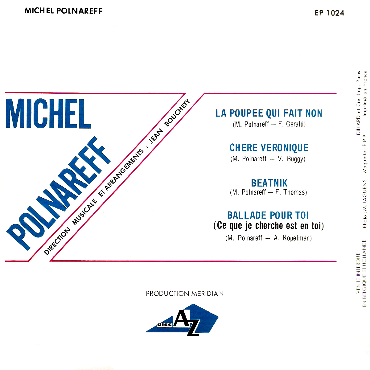 Michel Polnareff Meine Puppe Sagt Non Gammlerballade Beatnik Michel Polnareff Meine Puppe Sagt Non Gammlerballade Beatnik