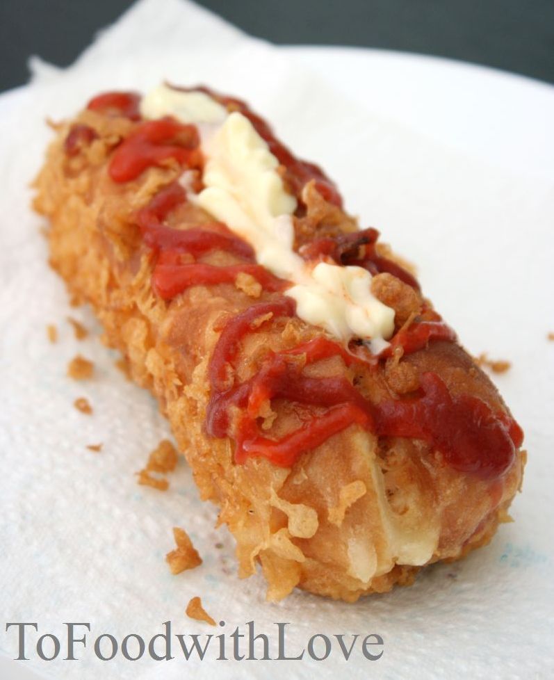 To Food with Love Tempura Dogs with a Bite
