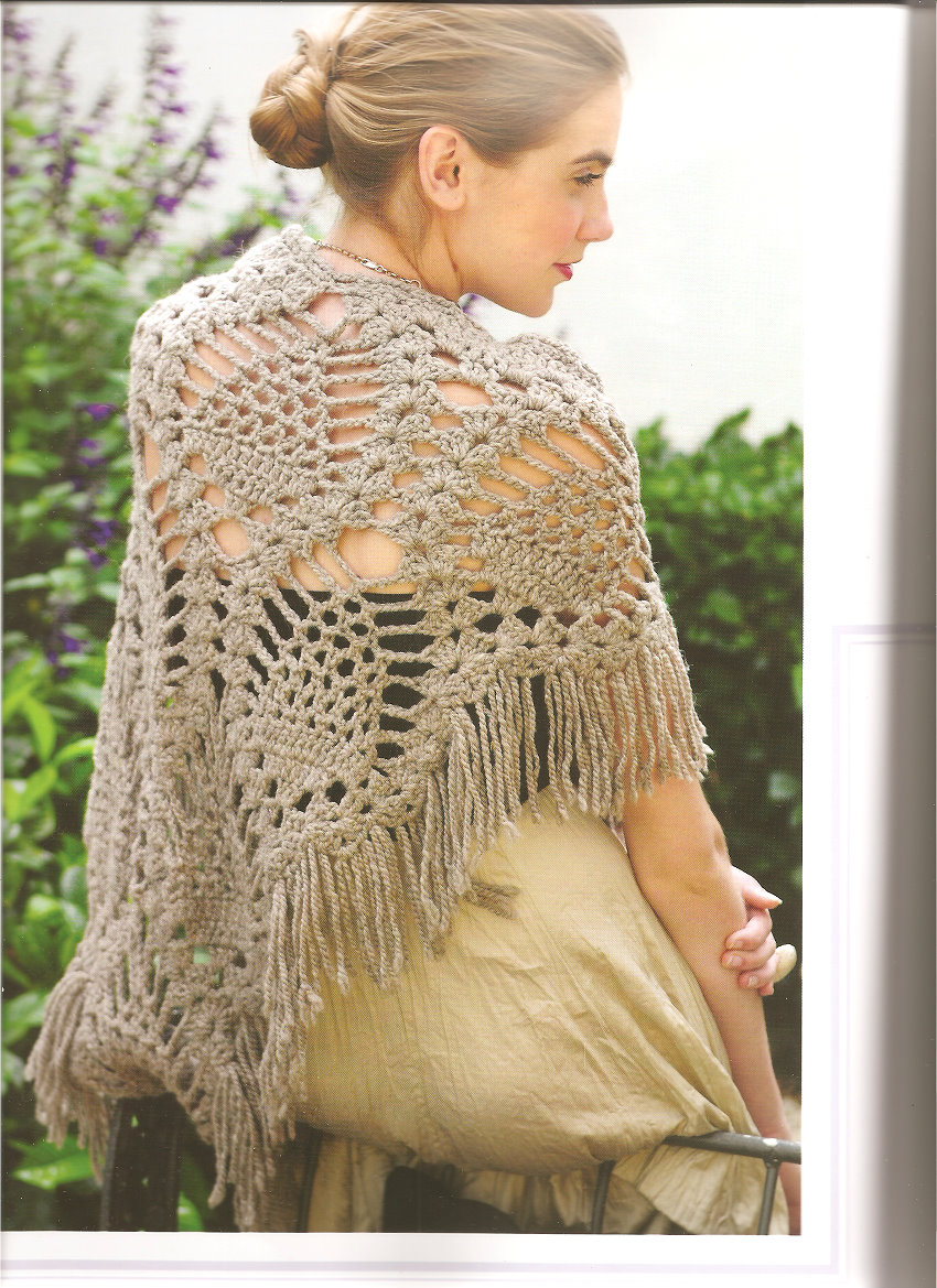 UN PRECIOSO CHAL tejido a crochet