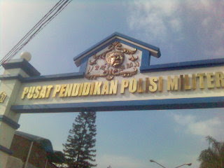 Pusat pendidikan polisi militer (pusdik pom) - Jl. HMS Mintareja