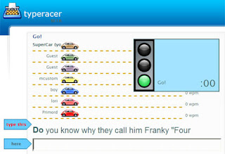 I just found another really cool website called TypeRacer.com!