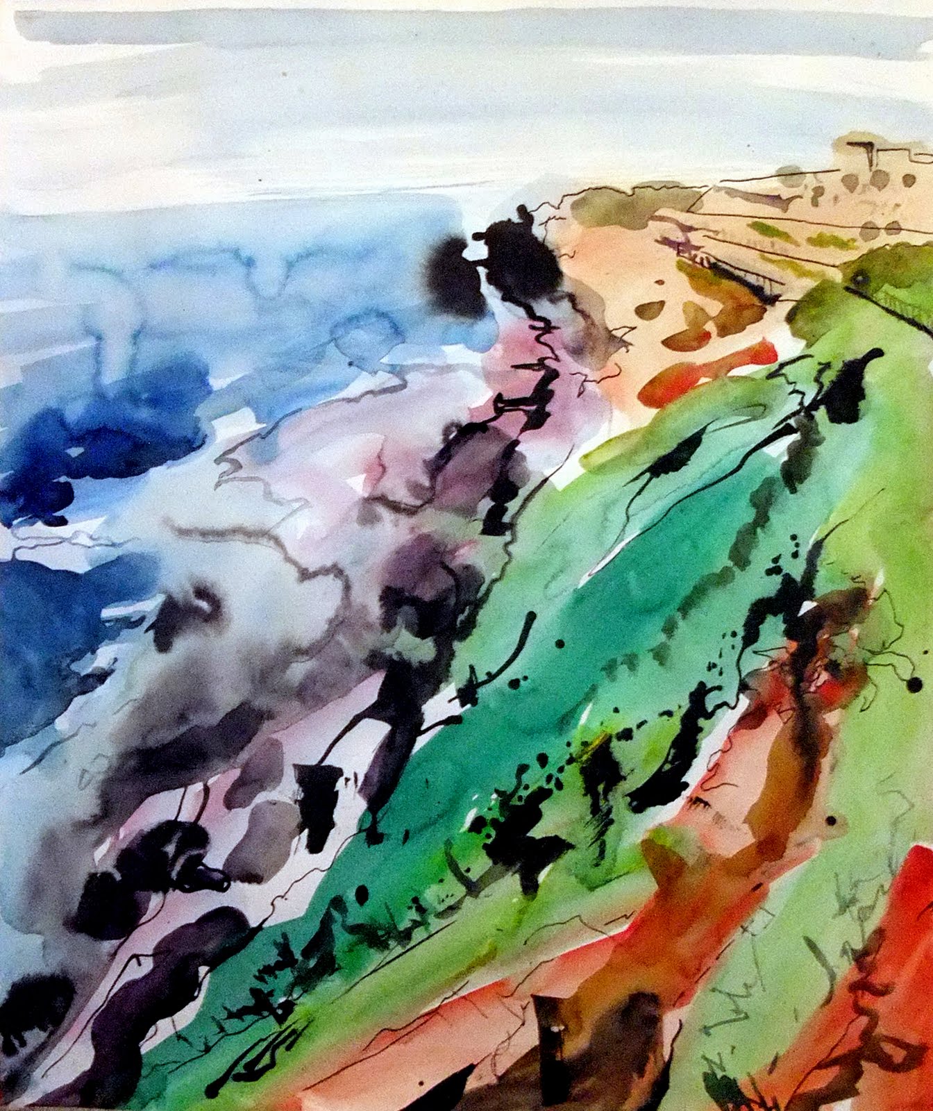 Nicola Moir Art Coastal Walk Near Waverley Cemetery
