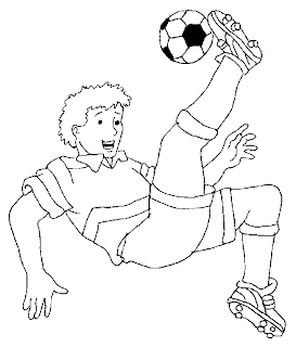 Desenhos para imprimir de Futebol Desenhos para imprimir de Futebol