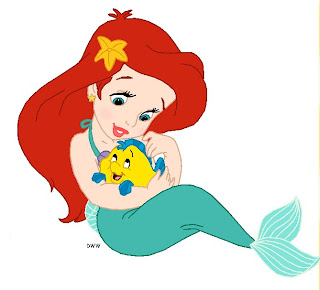 Pequena Sereia Disney Baby