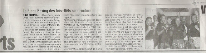 ARTICLE DU JOURNAL france antilles