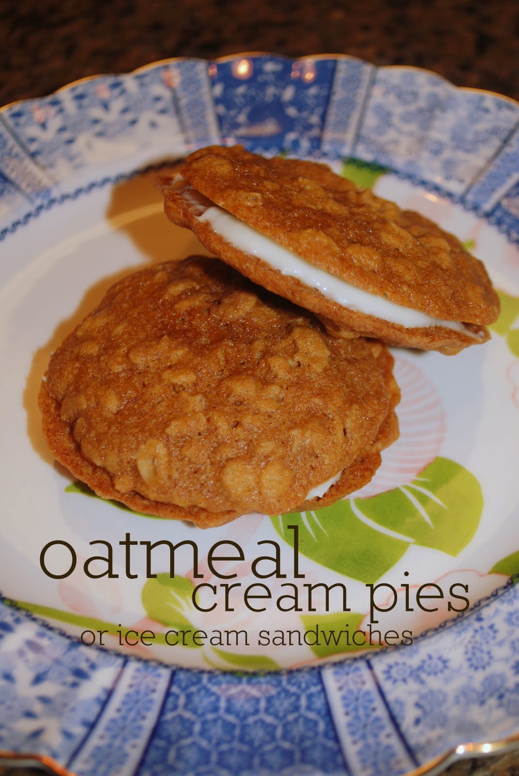 lizzy write oatmeal cream pies