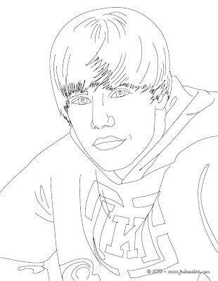 Justin Bieber Coloring Pages