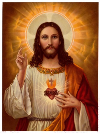 O Sol Por Trás da cabeça de Jesus