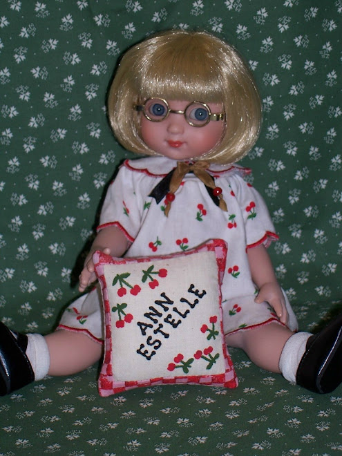 #47 Personlized Doll Pillow With Choice of Name and Border Color