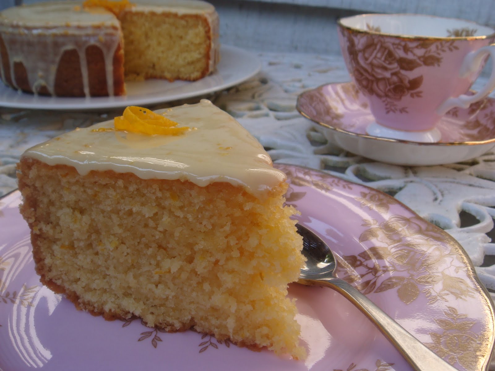 butter hearts sugar Orange Coconut Cake