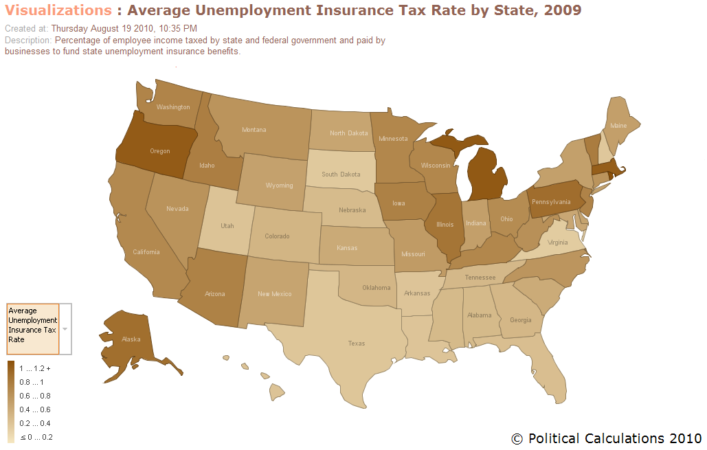 Political Calculations Which States Expected and Got the Worst?