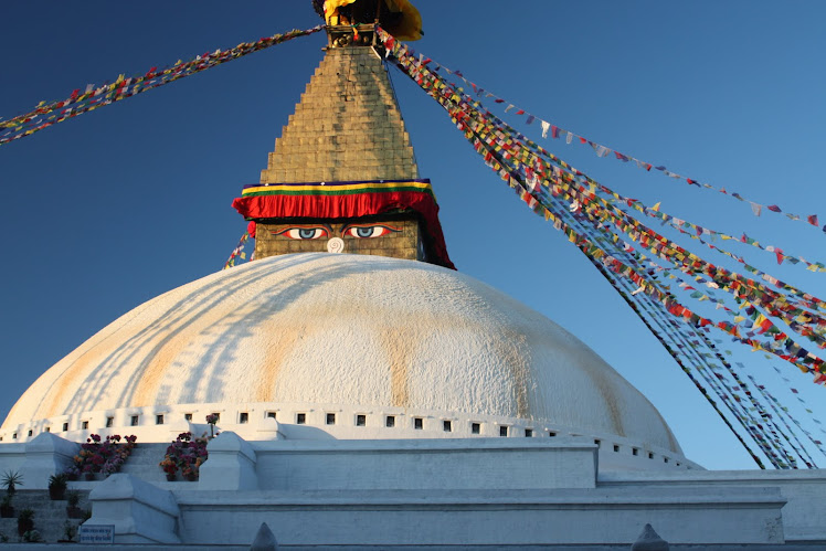 Le grand stupa de Bodanath