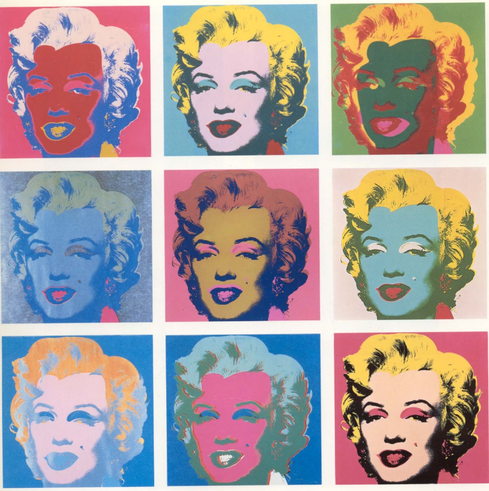 Carla's blog. Andy Warhols Marilyn Prints