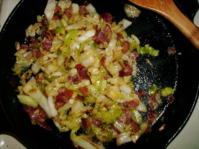 Bacon w/ Cabbage | www.girlichef.com