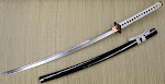 White samurai sword