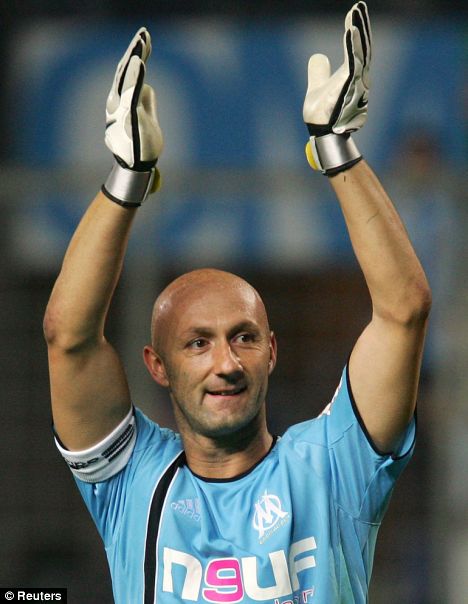 [Ancien joueur de l'OM] Fabien Barthez Barthez+marseille