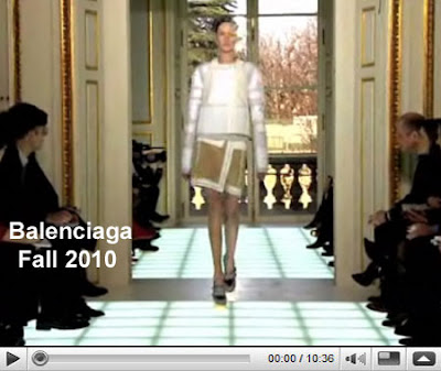 2010 Fall Fashion Show on The Video Player Below To See Balenciaga Fall Winter 2010 Fashion Show