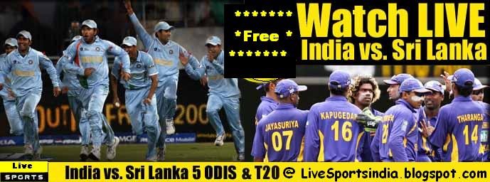 Live Streaming Cricket India vs Srilanka