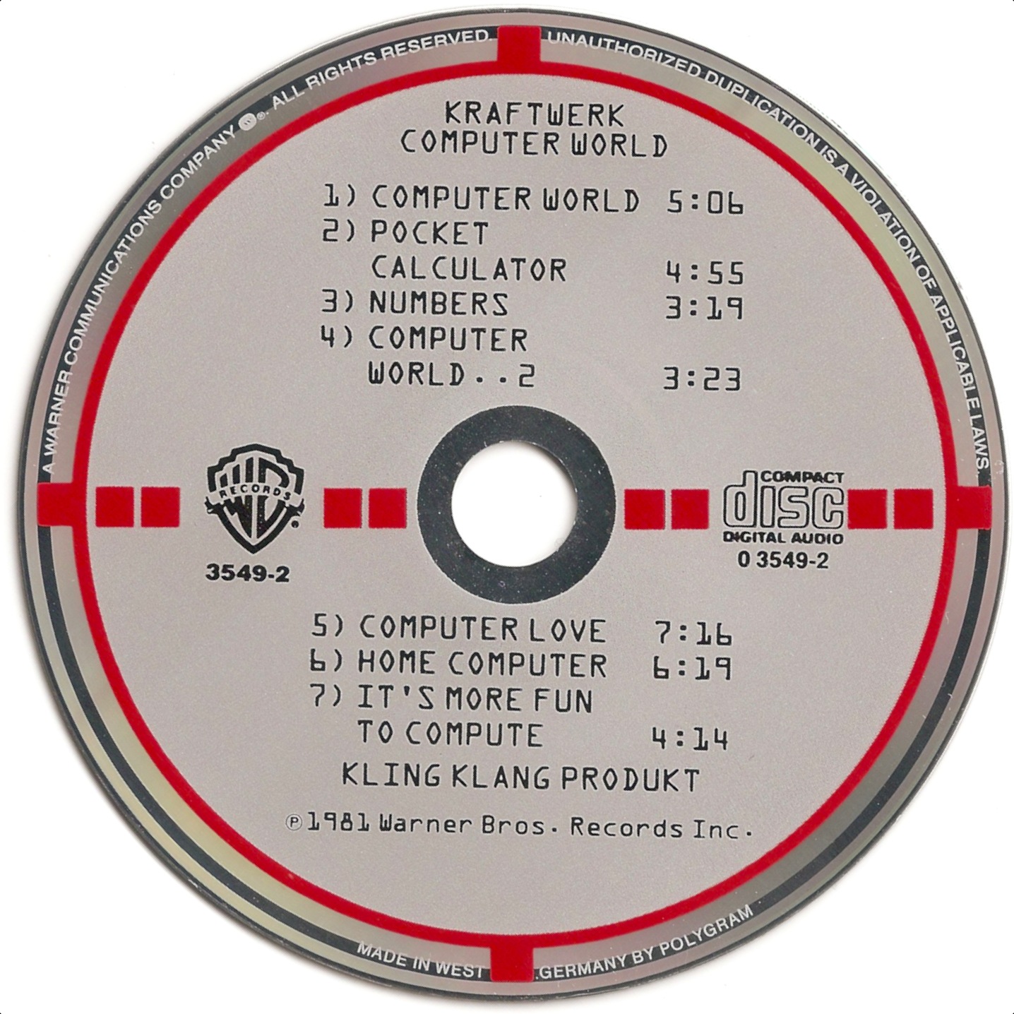 The Target CD Collection: Kraftwerk.