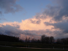 Sunset over Lithuania