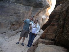 Our little family in Zions National Park