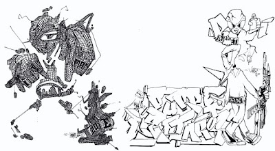 The Graffiti Design Love And Character Graffiti Sketch