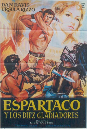 Spartacus and the Ten Gladiators movie