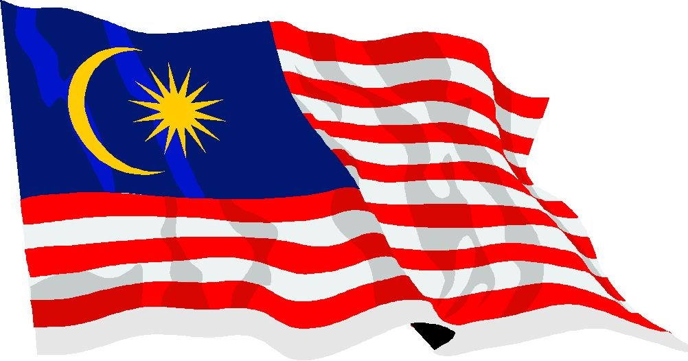 Gambar bendera malaysia berkibar