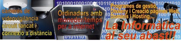 Ordenadores para locales, camaras de vigilancia