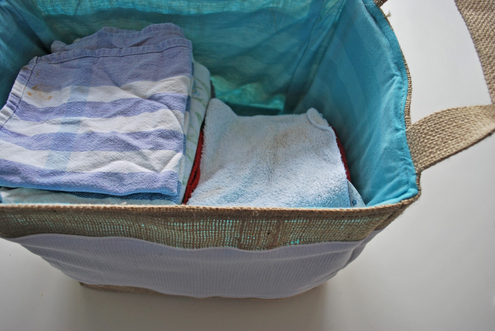 Larissa Another Day Fabric Basket A Home For My Rags