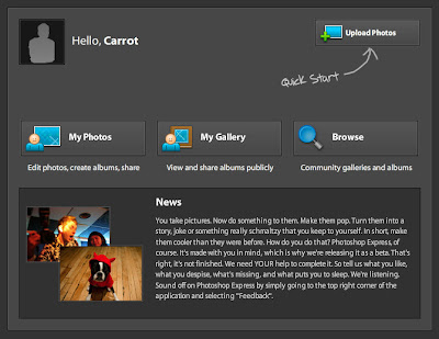Adobe Photoshop Express Beta