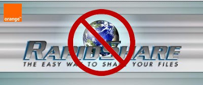 Rapidshare.com blocked by Orange