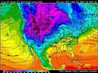 Wed 6AM Temps