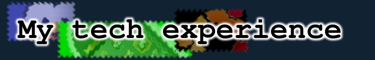 My tech experience
