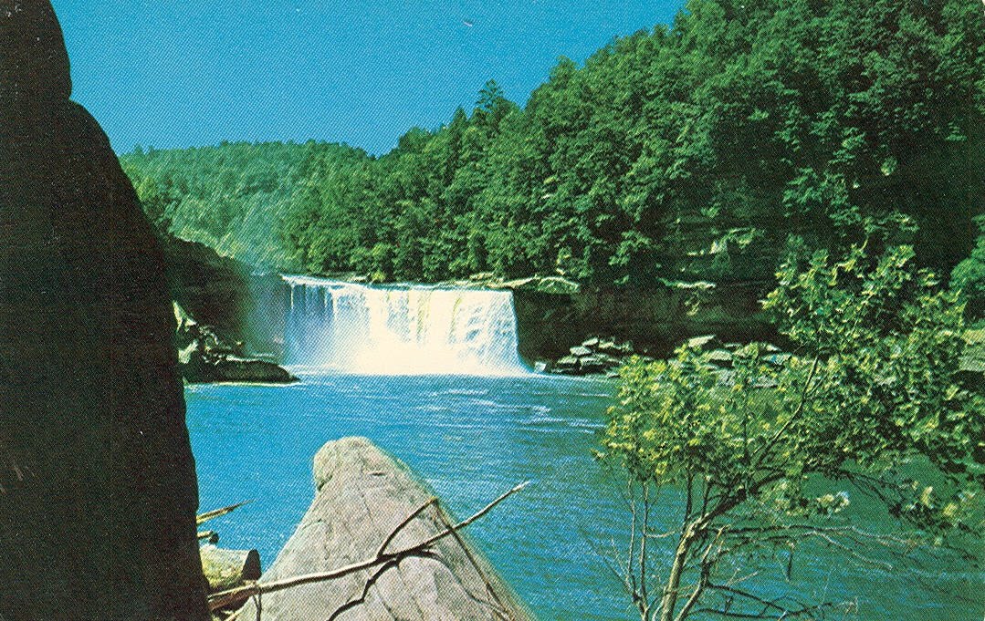 park ky vintage travel postcards cumberland falls state park park ky vintage travel postcards cumberland falls state park
