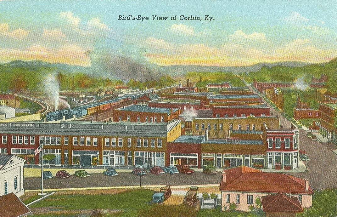 Vintage Travel Postcards Corbin, Kentucky