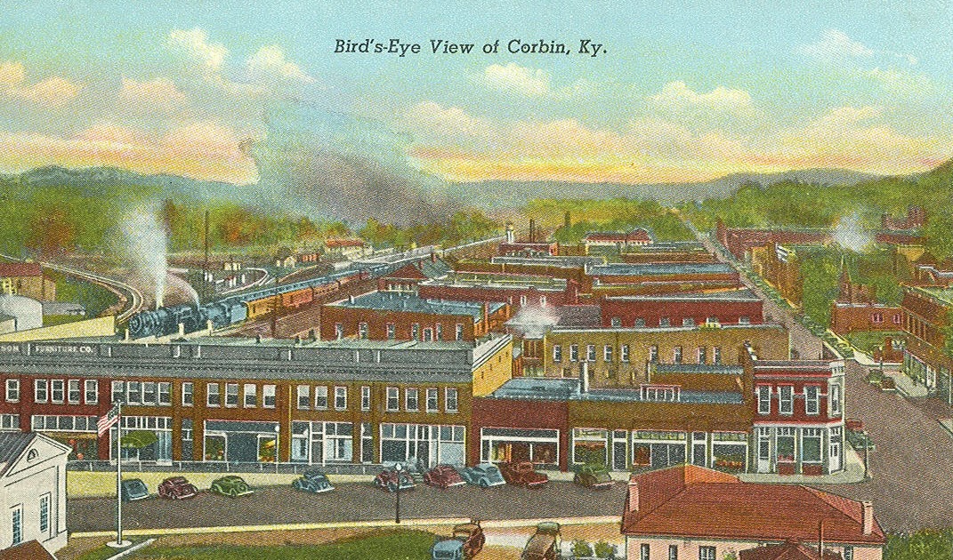 Vintage Travel Postcards Corbin, Kentucky