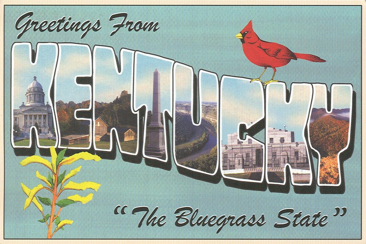 Vintage Travel Postcards Kentucky