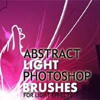 Beautiful Abstract Light Photoshop Brushes for Light Effects