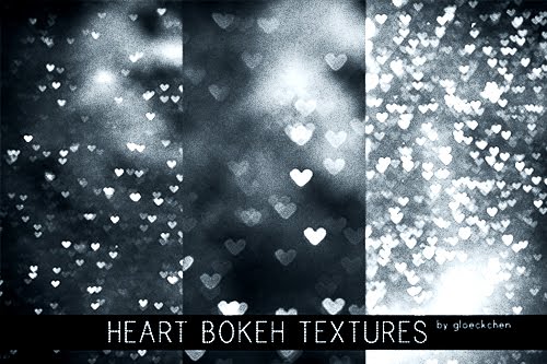Heart Bokeh Texture backgrounds by ~Gloeckchen Heart Bokeh Texture backgrounds by ~Gloeckchen