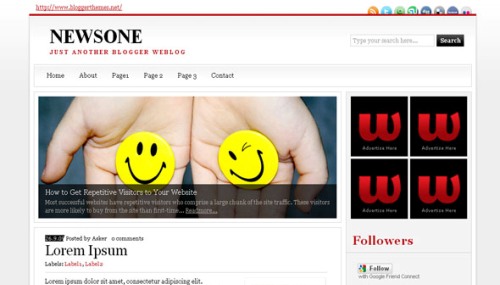 Mindblowing Premium-Like Free Blogger Template