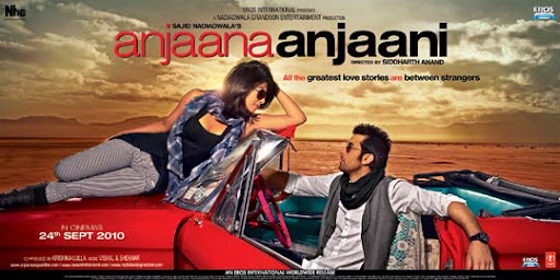 bollywood hindi film industry movie posters wallpapers Anjaana+Anjaani+%281%29 30+ Creative Bollywood Movie Posters | Design Inspiration