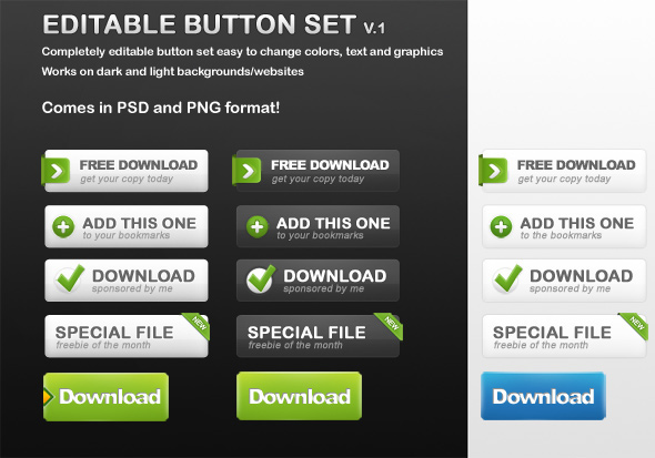 100+ Free PSD Web UI Elements For Download