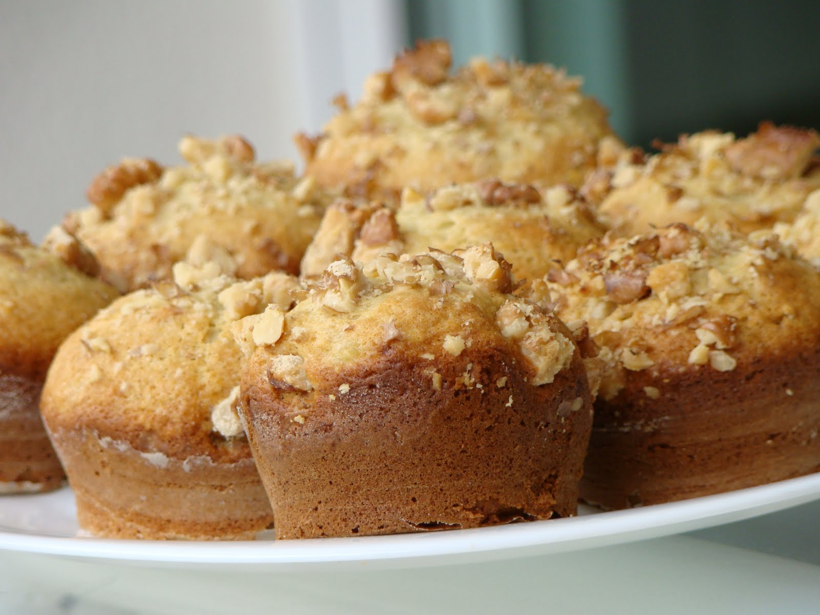 Manjericota Muffin de Banana e Nozes